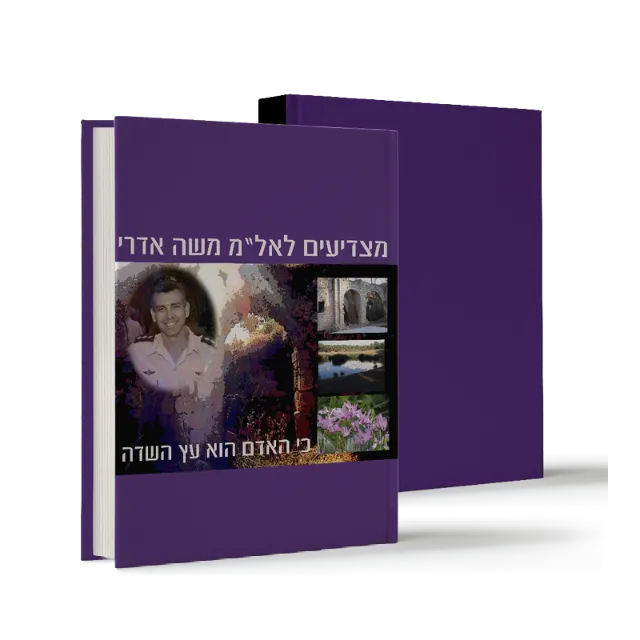 ספר מתוך ספרי הוקרה שעיצבנו